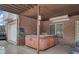 Relaxing hot tub on brick patio at 620 Springview Dr, Covington, GA 30014