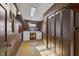 Laundry room with washer, dryer, and built-in cabinets at 3520 Tom Brewer Rd, Loganville, GA 30052