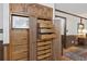 Well-organized pantry with ample wood shelving and drawers at 3520 Tom Brewer Rd, Loganville, GA 30052