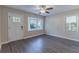 Spacious living room featuring hardwood floors and lots of natural light at 3289 Beech Dr, Decatur, GA 30032