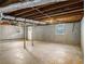 Unfinished basement with high ceilings and exposed utilities at 3811 Paul St, Douglasville, GA 30135