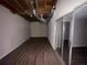 Unfinished basement area with sliding glass door at 214 Thornton Sw St, Atlanta, GA 30315