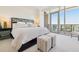 King sized bed in spacious bedroom with access to balcony at 3630 Peachtree Ne Rd # 2305, Atlanta, GA 30326