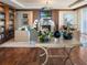 Luxurious library with built-in bookshelves and fireplace at 3630 Peachtree Ne Rd # 2305, Atlanta, GA 30326