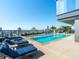 Rooftop pool with lounge chairs and city views at 3630 Peachtree Ne Rd # 2305, Atlanta, GA 30326