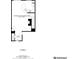 First floor plan showing kitchen, living, dining area, and entry at 247 Kigian Trl, Woodstock, GA 30188