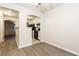 Bright dining area with hardwood floors and kitchen access at 417 Tina Hely Ct, Stockbridge, GA 30281