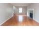 Spacious living room with hardwood floors and a fireplace at 4480 Joseph Dr, Snellville, GA 30039