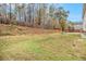 Large backyard with wood fence at 2166 Leatherstone Dr, Powder Springs, GA 30127