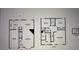 Two-story home floor plan, showing a 3-bedroom, 2-bathroom layout with garage at 7069 Ravenwood Ln, Lithonia, GA 30038