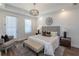 Spacious main bedroom with king bed and sitting area at 350 Olmstead Way # 29, Alpharetta, GA 30022