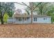Ranch style home with light blue siding and covered porch at 2229 Whites Mill Rd, Decatur, GA 30032
