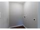 Small laundry room with hookups for washer and dryer at 2229 Whites Mill Rd, Decatur, GA 30032