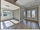 Bright dining room with chandelier and wainscoting at 3757 Wasson Way, Brookhaven, GA 30319