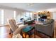 Bright living room featuring hardwood floors and comfortable seating at 1028 Ridge Ave, Stone Mountain, GA 30083