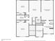 Second floor plan featuring primary bedroom and multiple bedrooms at 7843 Shertall St, Fairburn, GA 30213