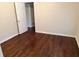 Bright bedroom with dark hardwood floors at 2962 Mcafee Rd, Decatur, GA 30032