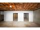 Unfinished basement with exposed framing at 909 Galloway Ct, Mcdonough, GA 30253