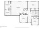 Second floor plan featuring main bedroom and additional bedrooms at 909 Galloway Ct, Mcdonough, GA 30253
