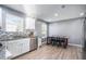 Kitchen with stainless steel appliances and a dining area at 6634 Pine Valley Trce, Stone Mountain, GA 30087