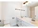 Bathroom with double vanity and a shower/tub combo at 2034 Nelms Pointe Lndg, Lawrenceville, GA 30043