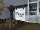 Prichard Park community sign with stone base and white picket fence at 2112 Remy Ct # 47A, Kennesaw, GA 30144