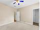 Spacious bedroom with ceiling fan and ample closet space at 3771 Mason Ridge Dr, Winston, GA 30187