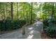 Private walking path through wooded area, for residents only at 248 Fowler St, Woodstock, GA 30188