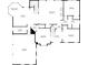 Main floor plan showcasing kitchen, living, and dining areas at 2195 Lake Shore Lndg, Alpharetta, GA 30005
