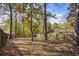 Spacious backyard with mature trees and wooden fence at 4246 Antler Se Trl, Smyrna, GA 30082