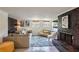 Spacious basement recreation area with a cozy fireplace at 4246 Antler Se Trl, Smyrna, GA 30082