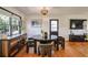 Dining room with round table, four chairs, and hardwood floors at 4246 Antler Se Trl, Smyrna, GA 30082