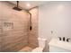 Modern bathroom with a walk-in shower and updated fixtures at 138 Slippery Rock Ct, Villa Rica, GA 30180