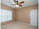 Bright bedroom with ceiling fan and window blinds at 138 Slippery Rock Ct, Villa Rica, GA 30180
