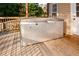 Hot tub on deck, offering relaxation at 138 Slippery Rock Ct, Villa Rica, GA 30180