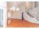 Spacious dining room with tile floors and a high ceiling at 6016 King Way Walk, Lithonia, GA 30058