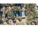Aerial view of two tennis courts at 2237 Gunstock Dr, Stone Mountain, GA 30087