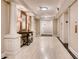 Elegant hallway with classic columns and marble flooring at 2870 Pharr Court S Nw # 2703, Atlanta, GA 30305