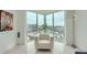 Modern living room with city views and hardwood floors at 2870 Pharr Court S Nw # 2703, Atlanta, GA 30305