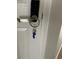 Door with smart lock and key at 3507 Creekview Dr, Union City, GA 30291