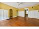 Living room with hardwood floors and high ceilings at 1238 Greenwich St, Atlanta, GA 30310