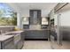 Sleek kitchen boasting stainless steel appliances and granite countertops at 1121 Dawn View Nw Ln, Atlanta, GA 30327