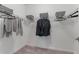 Large walk-in closet with wire shelving and ample hanging space at 392 Pratt Se Dr # 2023, Atlanta, GA 30315