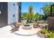 Relaxing outdoor patio area with fire pit and comfortable seating at 392 Pratt Se Dr # 2023, Atlanta, GA 30315