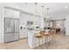 Open concept kitchen featuring stainless steel appliances and a kitchen island at 392 Pratt Se Dr # 2023, Atlanta, GA 30315