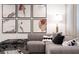 Relaxing living room with sectional sofa, decorative pillows, and a chessboard at 392 Pratt Se Dr # 2023, Atlanta, GA 30315
