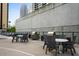 Outdoor kitchen and dining area with grills at 1280 W Peachtree Nw St # 914, Atlanta, GA 30309