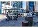 Outdoor grilling area with picnic tables at 1280 W Peachtree Nw St # 914, Atlanta, GA 30309