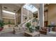 Spacious lobby with high ceilings, seating and natural light at 1280 W Peachtree Nw St # 914, Atlanta, GA 30309
