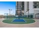 Outdoor basketball and tennis courts with city views at 1280 W Peachtree Nw St # 914, Atlanta, GA 30309
